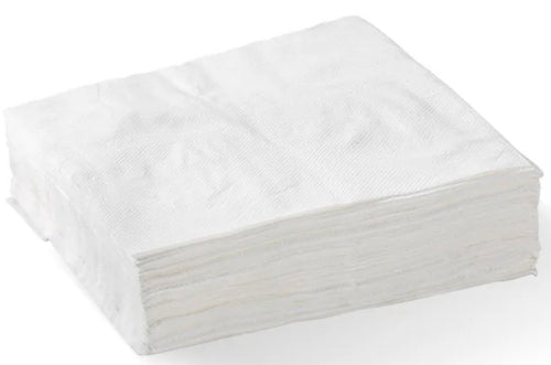 1-Ply 1/4 Fold White Lunch Napkin
