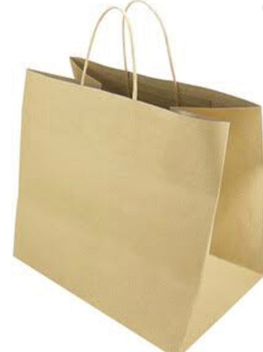 Brown take away bags with handle 250pcs