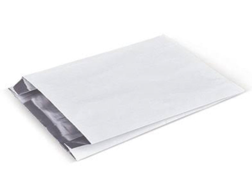 Foil Lined Plain White Small Chicken Bags 250pk